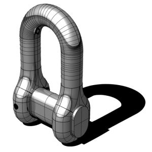 D-type end shackle - Nautical Accessories