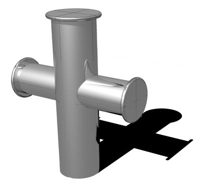 Cruciform Bollard